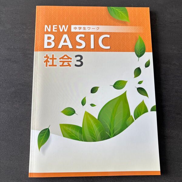 中学 社会3 NEW BASIC ニューベーシック 中学生ワーク 塾専用教材