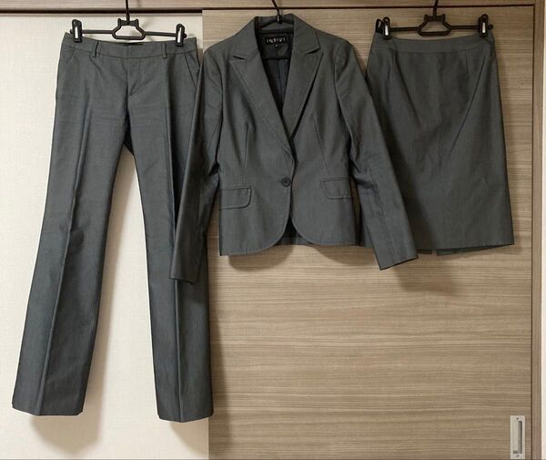 インディヴィ スーツ ジャケット パンツ スカート セット