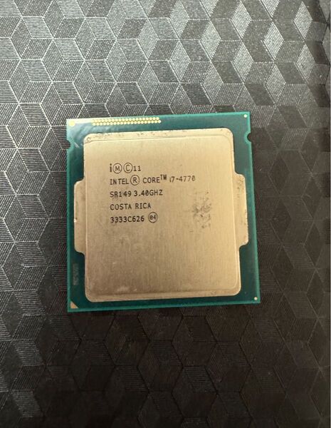 intel Core i7-4770 CPU BIOS起動確認済み