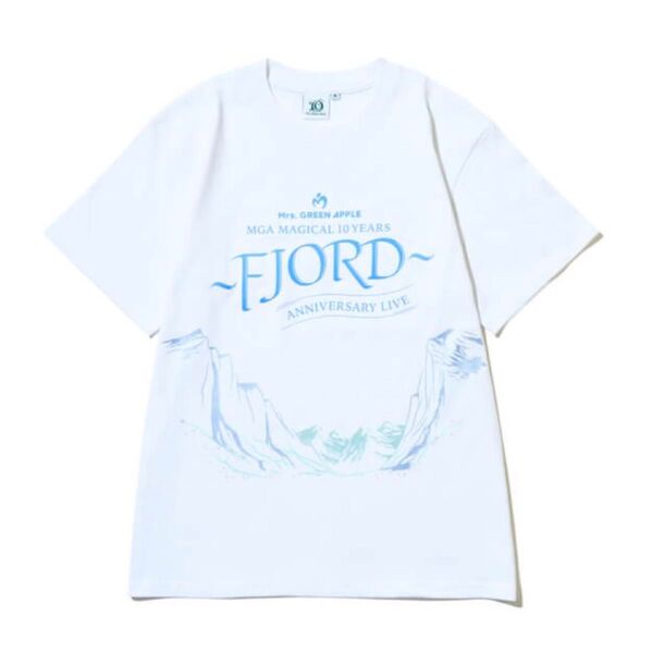 ミセスグリーンアップル FJORD ライブ ホワイトロゴTシャツ L