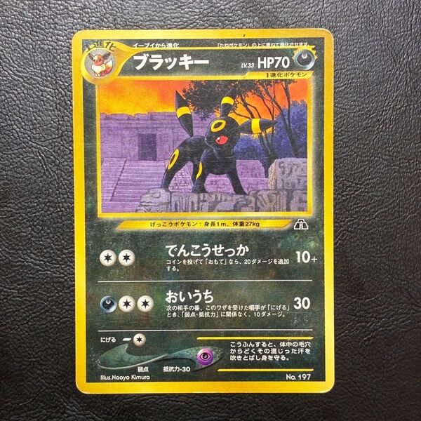 ブラッキー ポケモンカード ポケカ 旧裏 旧裏面 プレミアムファイル2 neo