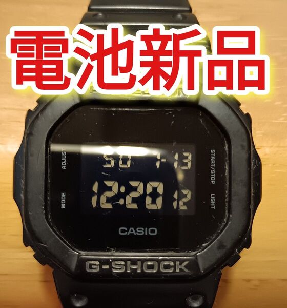 G-SHOCK 電池新品 DW-5600BB ブラック Gショック