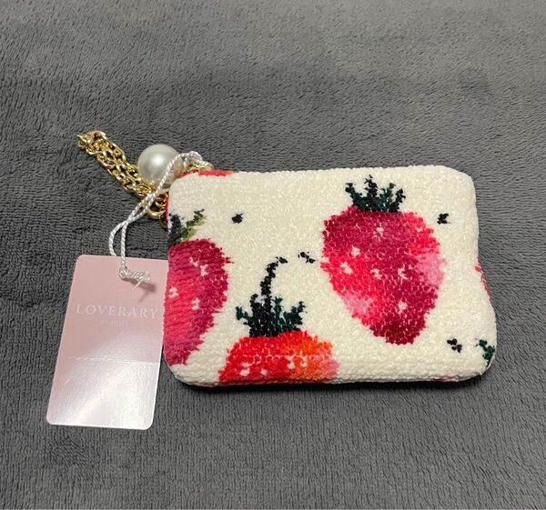 【新品・タグ付き】ストロベリードット キー&カードポーチ フェイラー ラブラリー バイ フェイラー いちご
