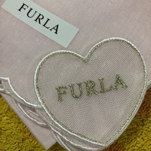 FURLA フルラ　ハンカチpハート_画像2