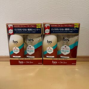 h&s for men ゴールド2in1 オールドスパイス ピュアスポーツの香り 本体+詰替セット 2セット