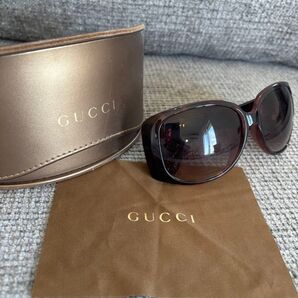【箱付き 美品】GUCCI グッチ サングラス アイウェア ブラウン ブラウン系 GG 眼鏡