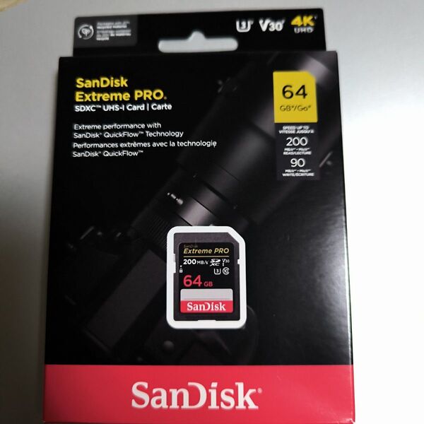 SanDisk Extreme PRO SDXCカード 64GB