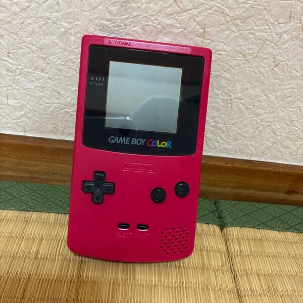 【動作不可】ゲームボーイカラー 本体 ベリー レッド レトロゲーム 携帯ゲーム機 任天堂