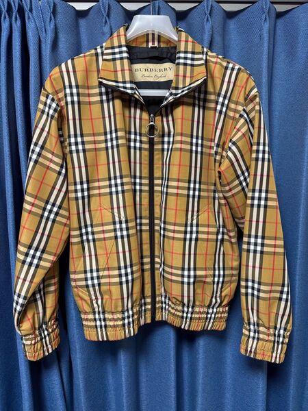 Burberry london england スイングトップ 44 ブルゾン チェック バーバリー 現行