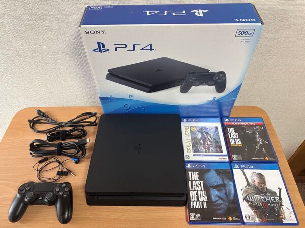 PS4 本体 500GB ソフト4本セット