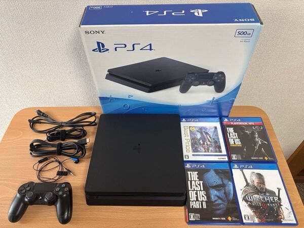 PS4 本体 500GB ソフト4本セット
