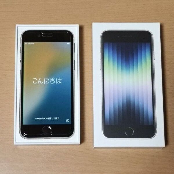 Apple iPhone SE3 64GB 動作品 スターライト MMYD3J/A SIMフリー