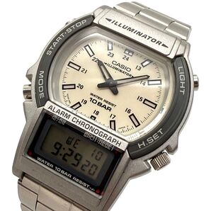 CASIO AW-61 イルミネーター アナデジデュアルタイム メンズウォッチ クォーツ 稼働品