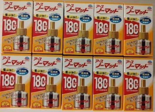 アースノーマット取替えボトル 180日用 無香料 10本