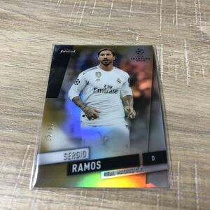 2019-20 Topps Finest UEFA Champions League SERGIO RAMOS Gold Refractor 50枚限定