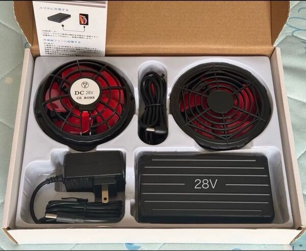 空調服 ファンバッテリーセット28V