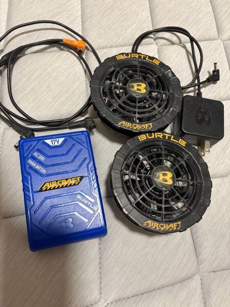 17V 空調服 バートル エアークラフト バッテリー ファン セット BURTLE AIRCRAFT