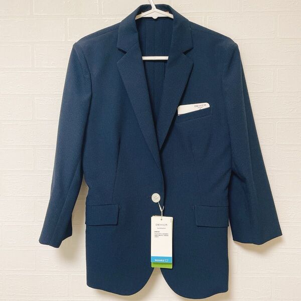 オリヒカ ウォッシャブル サマージャケット サイズ5 ネイビー