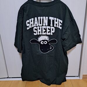 【新品】ひつじのショーン 30周年バックサガラ刺繍Tシャツ Mサイズ sheep