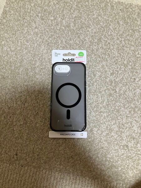 iPhone 16E 用 holdit MagSafe対応ケース グレー 中古 少しスレありますが、まだまだ使えます!
