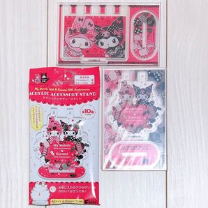 サンリオキャラクターズ マイメロディ 50th クロミ 20th アニバーサリー アクリルアクセサリースタンド アクリルスタンド