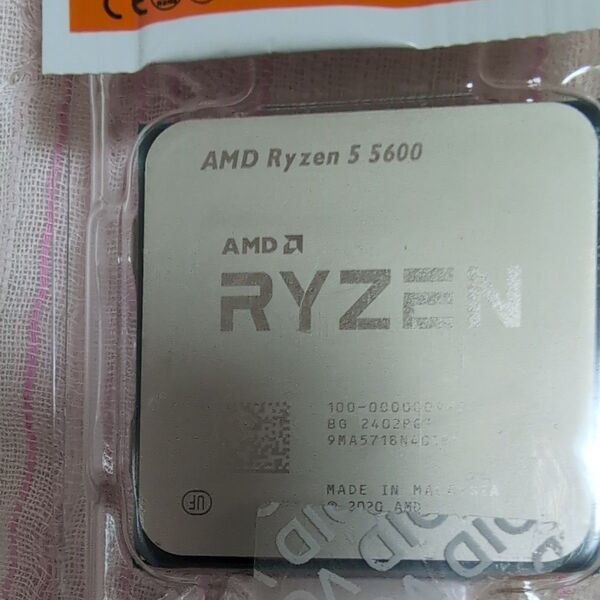 中古 Ryzen5600 CPU 正常動作品 AM4 Ryzen Socket PCパーツ