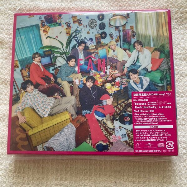 初回限定盤A 60Pフォトブックver.A トレカver.A timelesz CD+Blu-ray/FAM