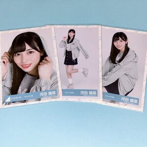 日向坂46 河田陽菜 アウトドア衣装 生写真 セミコンプ