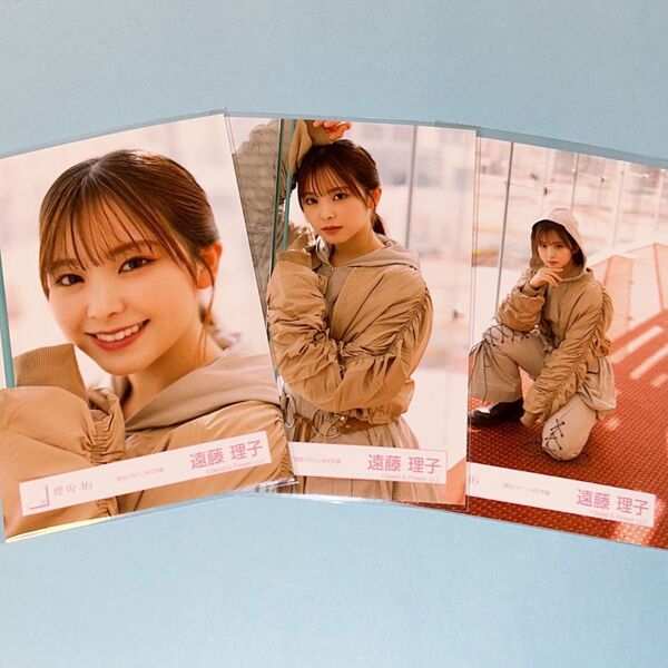 櫻坂46 遠藤理子 港区パセリMV衣装 生写真 セミコンプ