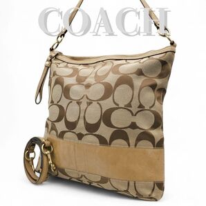 COACH ワンショルダー 2way シグネチャー A4可 大容量 斜め掛け