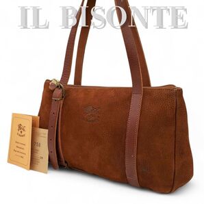 IL BISONTE ショルダーバッグ ハンドバッグ 本革 イタリア製 肩掛け