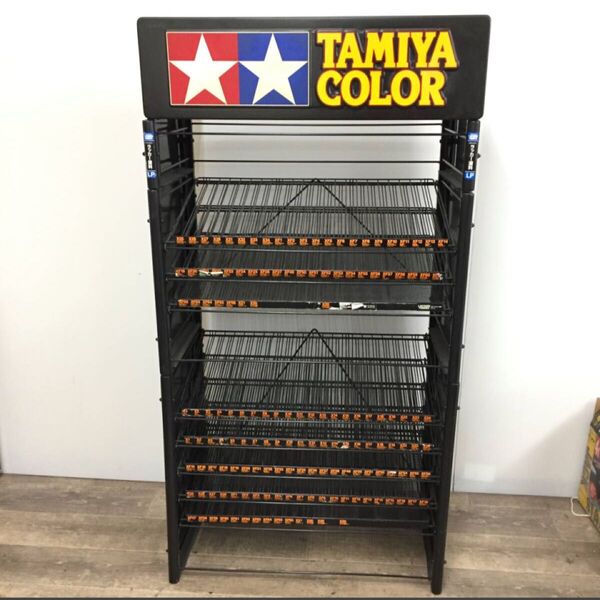 非売品 TAMIYA/タミヤカラー 塗料棚 店舗用 業務 陳列 什器 スプレー