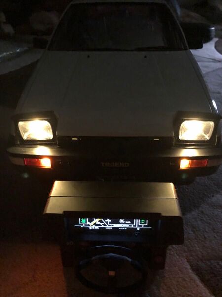 ディアゴスティーニ スプリンタートレノ 1/8 頭文字DのAE86 完成品