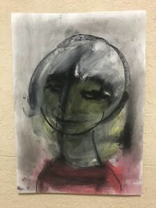 Art hand Auction アーチスト hiro C オリジナル bad medicine, 美術品, 絵画, パステル画, クレヨン画