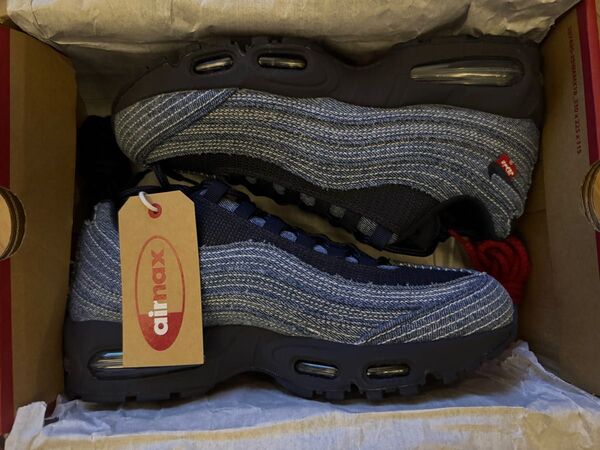 Levi's × Nike Air Max 95 OG "Denim Blue" 27.5 新品未使用 値下げ不可