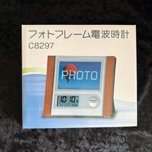 ADESSO アデッソ フォトフレーム 電波時計 C2897