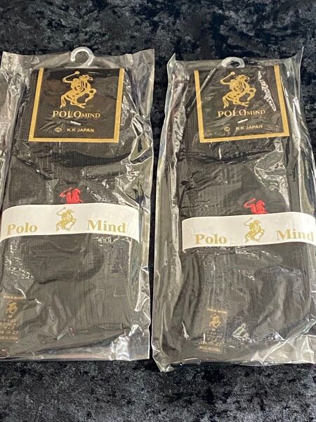 Polo Mind ポロ メンズ ソックス 2足 セット 紳士 靴下