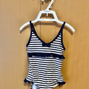 H&M 女の子 水着 ボーダー 1歳半~2歳