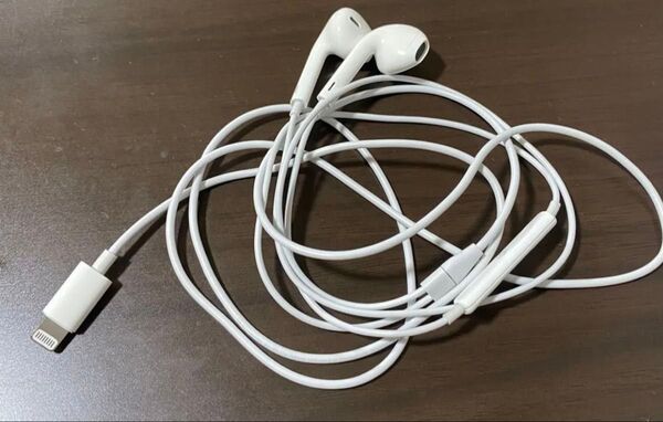 Apple純正イヤホン ライトニング有線 イヤフォン EarPods LightningモデルA1748マイク付き