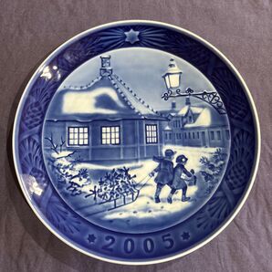 ロイヤルコペンハーゲン ROYAL COPENHAGEN 飾り皿 クリスマスプレート 2005 美品