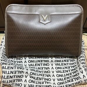 VALENTINO セカンドバッグ ヴィンテージ ブラウン