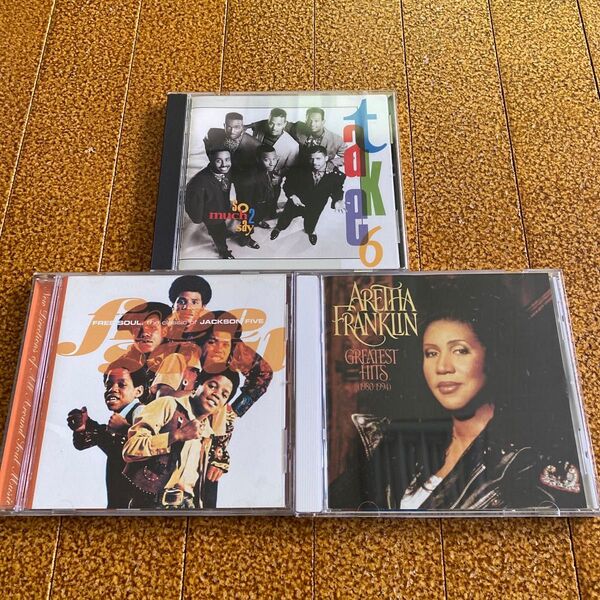 CD 3枚セット TAKE 6 / JACKSON FIVE / ARETHA FRANKLIN