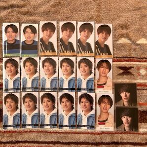 向井康二 データカード 厚紙 アクリルキーホルダー トランプ チェキ風フォト