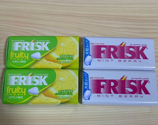 FRISK フルーティーフレッシュレモン ミントベリー 4個セット フリスク