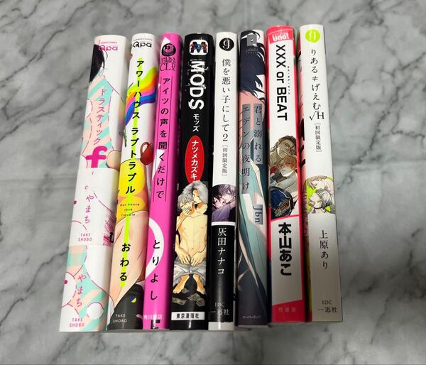 商業BL 2冊 フリーペーパー 小冊子 なし 組合せ自由 まとめて おわる やまち とりよし 上原あり 灰田ナナコ 本山あこ 他