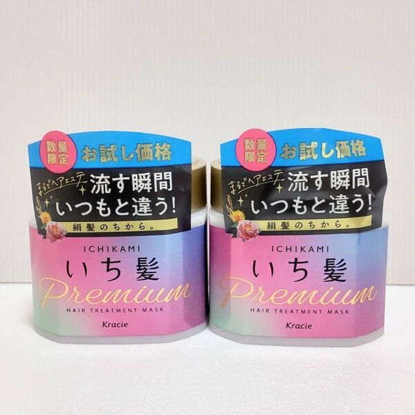 新品 いち髪プレミアムラッピングマスク 200g×2点