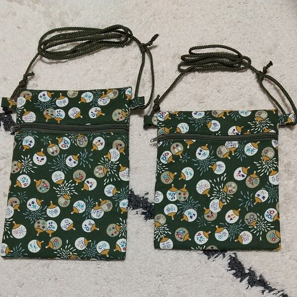 ハンドメイド お祭りポシェット