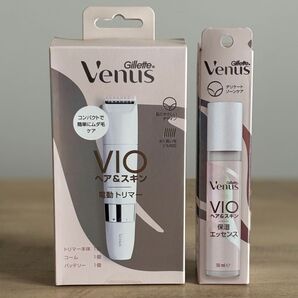 ジレット ヴィーナスVIOヘア&スキン 電動トリマー 保湿エッセンス セット