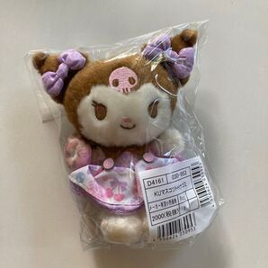 新品 クロミ マスコットホルダー 和みパステル 和柄 さくらんぼ パープル リボン マスコットキーホルダー