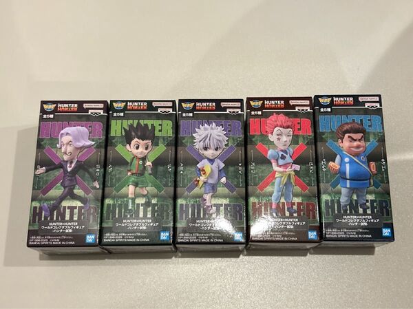 HUNTER×HUNTER ハンターハンターワールドコレクタブルフィギュア ワーコレ ハンター試験 5種セット